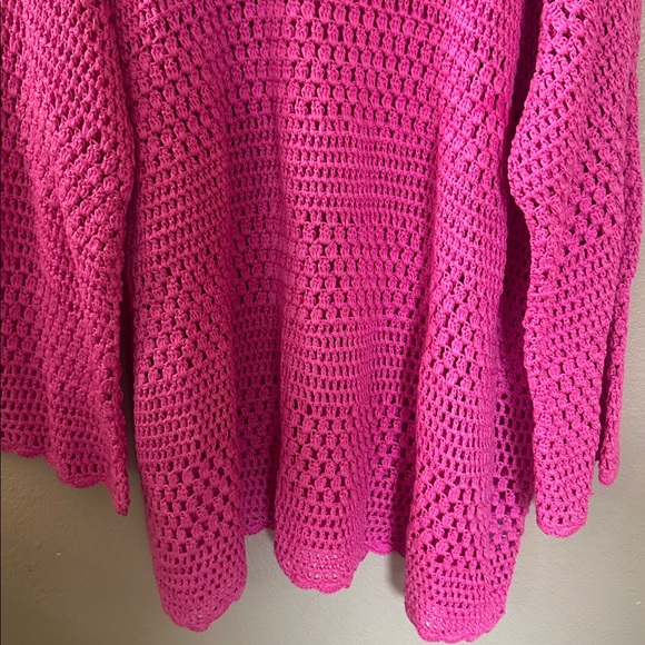 Show Me Your MuMu Pink Knit Swim Coverup - Picture 9 of 16